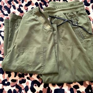 2xl greys anatomy scrub set